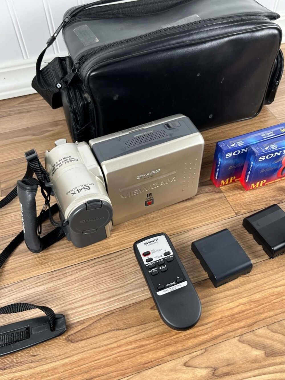 Sharp VL-E785 Viewcam Camcorder Camera & Accessories Tapes TESTED NO BATTERY CHA - Picture 7 of 16